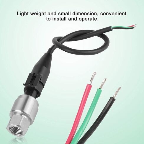 Pressure Transducer Sensor 5V Output 0.5-4.5V G1/4 NPT1/4 0-500PSI Gas Air Oil Fuel Water Transmitter for Automotive Industrial Applications in Saudi Arabia