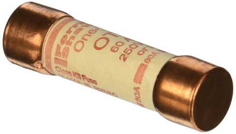 Mersen OT Class K-5 General Purpose Fuse, 250VAC/DC, 50kA AC/20kA DC, 60 Ampere, 13/16" Diameter x 3" Length in Saudi Arabia