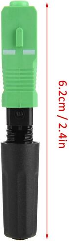 Cryfokt 1100Pcs SC Embedded Fiber Quick Connector, Single Mode Mechanical Fast Connector Low Insertion High Return Loss PER Material for FTTH CATV Broadband Security Monitoring Network in Saudi Arabia