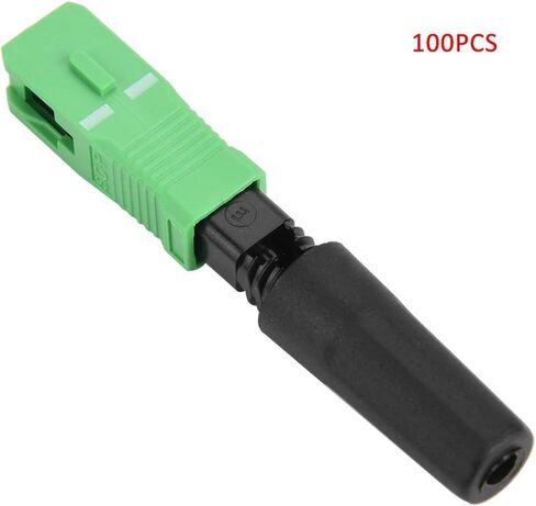 Cryfokt 1100Pcs SC Embedded Fiber Quick Connector, Single Mode Mechanical Fast Connector Low Insertion High Return Loss PER Material for FTTH CATV Broadband Security Monitoring Network in Saudi Arabia