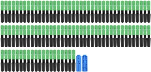 Cryfokt 1100Pcs SC Embedded Fiber Quick Connector, Single Mode Mechanical Fast Connector Low Insertion High Return Loss PER Material for FTTH CATV Broadband Security Monitoring Network in Saudi Arabia