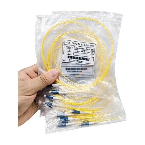 LC Pigtail simplex 0.9 مم 9/125 وضع فردي 1 كور SM SX UPC .5M(LC UPC 100 قطعة) in Kuwait