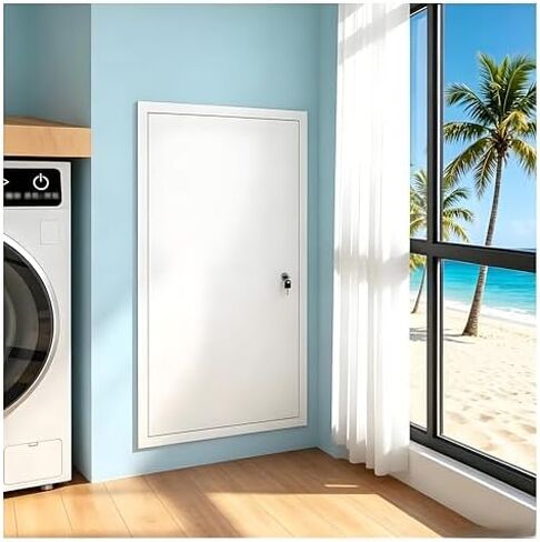 Fire Rated Metal Access Panels 10x36, 18x48, 27x36, 35x48, 40x48 - Durable Drywall Inspection Door for Ceilings & Walls, Ideal for Electrical & Plumbing Access (19x36in) in Kuwait