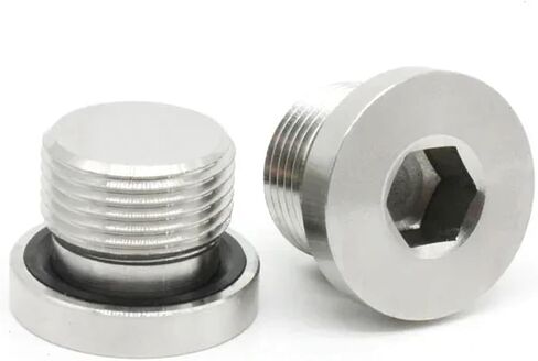 M8 M10 M12 M14 M16 M18 M20 1/8 "1/4" 3/8 "1/2" 3/4 "ذكر 304 سداسية من الفولاذ المقاوم للصدأ المقبس غطاء رأس وصلة أنابيب (M30x1.5) in Kuwait