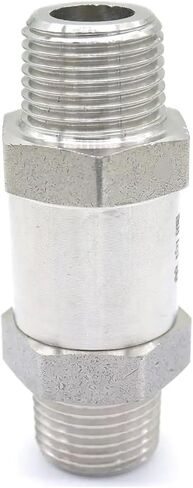 1/2" NPT Male 304 Stainless Steel Non-return Check Valve Water Gas Oil in Saudi Arabia