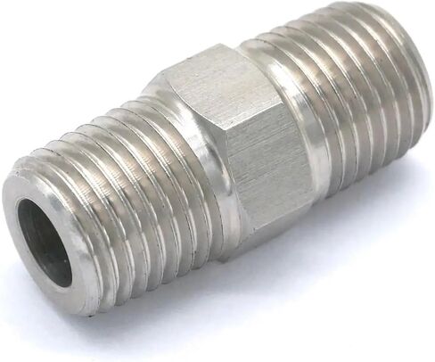 1/4" BSPT Male to 1/4" BSPT Male Threaded 304 Stainless Steel Pipe Fitting Connector 250bar in Saudi Arabia