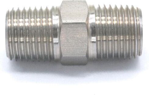 1/4" BSPT Male to 1/4" BSPT Male Threaded 304 Stainless Steel Pipe Fitting Connector 250bar in Saudi Arabia