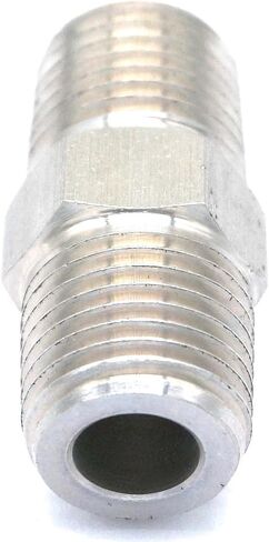 1/4" BSPT Male to 1/4" BSPT Male Threaded 304 Stainless Steel Pipe Fitting Connector 250bar in Saudi Arabia