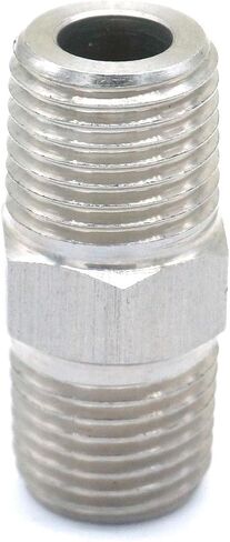 1/4" BSPT Male to 1/4" BSPT Male Threaded 304 Stainless Steel Pipe Fitting Connector 250bar in Saudi Arabia