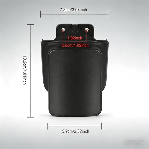 Insurance Plate Base Compatible with Ninebot Max G3, Reinforced ABS Electric Scooter Rear Fender License Reflective Shell, Performance Matte Black Max G3 Rear Mudguard Accessories in Kuwait