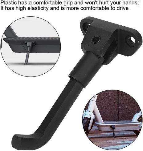 Aluminum Kickstand Water Proof Foot Support for Ninebot MAX G30 Electric Scooter Parking Stand Replacement(Black) in Kuwait