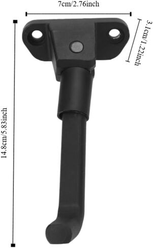 Aluminum Kickstand Water Proof Foot Support for Ninebot MAX G30 Electric Scooter Parking Stand Replacement(Black) in Kuwait