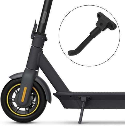 Aluminum Kickstand Water Proof Foot Support for Ninebot MAX G30 Electric Scooter Parking Stand Replacement(Black) in Kuwait