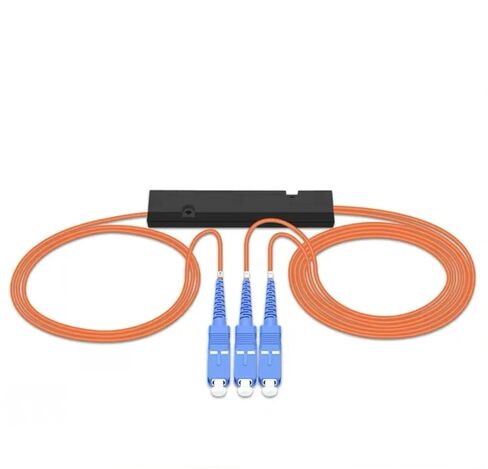 LC FBT Splitter 1*2 2pcs FC ST SC OM3 Fiber Optic Splitter Multimode Cassette Type 1x2 Fiber Optic Coupler FTTH(1x2MM SC) in Saudi Arabia