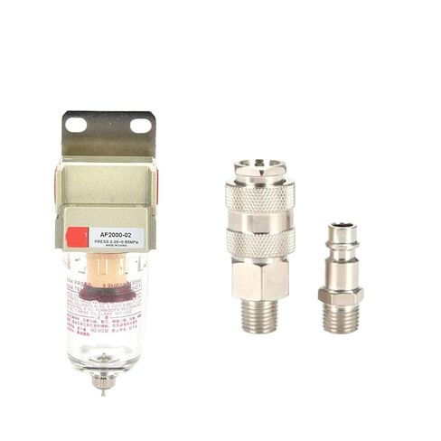 AF2000-02 1/4 air Pump Compressor Filter Pneumatic Oil Separation Tank to Remove impurities Water Separator Compression(AF w PMSM20) in Kuwait