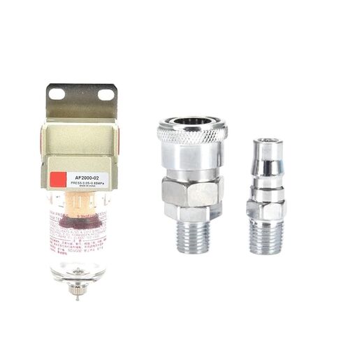 AF2000-02 1/4 air Pump Compressor Filter Pneumatic Oil Separation Tank to Remove impurities Water Separator Compression(AF w PMSM20) in Kuwait
