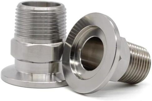 1 قطعة 1/8 "1/4" 3/8 "1/2" 3/4 "1" 1-1/4 "1-1/2" 2 "ذكر الموضوع KF16 KF25 KF40 KF50 304 الفولاذ المقاوم للصدأ KF فراغ تركيب الأنابيب السداسية (KF16,1/4") in Kuwait