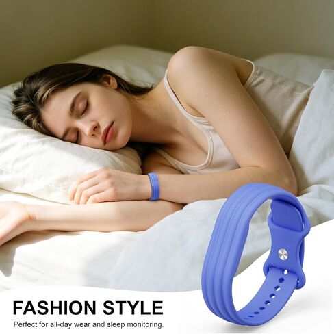 سوار من السيليكون متوافق مع Google Fitbit Air، مقاوم للعرق والماء | حزام رياضي خفيف الوزن وجيد التهوية من أجل Fit Bit Air للنساء والرجال لممارسة التمارين اليومية والسباحة والنوم، لافندر in Kuwait