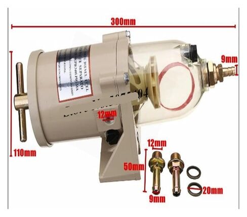 500FG 500FH Filter Oil Water Separator Marine Truck 90GPH Marine Fuel Filter Marine Engine Oil Water Separator in Kuwait
