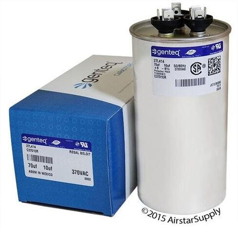 100335-22 - 70 + 10 فائق التوهج MFD 370 فولت VAC - ترقية مكثف التشغيل المزدوج الدائري من Lennox | تشغيل مزدوج دائري in Kuwait