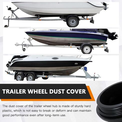 New 2pcs 81143 for Dexter Vortex Replacement Caps w/O-Ring, K71-G01-73 21-261 Replacement for Vortex Hub Dust Cap 48355v - Fit for Boat/Trailer/Other Hub Kits in Kuwait