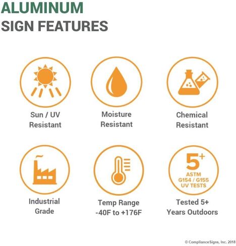 علامة ComplianceSigns.com Muster Point، خضراء عاكسة، مقاس 18 × 12 بوصة على 80 مل من الألومنيوم للاستجابة لحالات الطوارئ in Kuwait