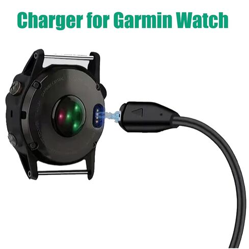 شاحن لساعة Garmin Forerunner، Vivoactive 5، كابل شحن غريزة | متوافق مع Venu 3S/4، Forerunner 165/265/570/55، Vivoactive 6، Fenix ​​8/7، 3.3FT، محول USB in Kuwait