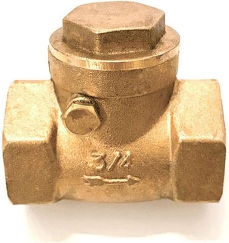 Brass Horizontal Check Valve - 1/2" to 4" Female Threaded Valve for Water Backflow Prevention(1In) in Kuwait