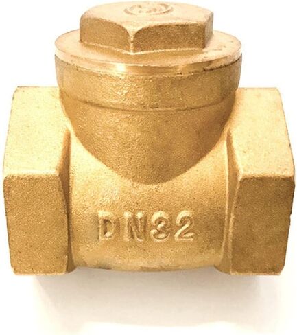 Brass Horizontal Check Valve - 1/2" to 4" Female Threaded Valve for Water Backflow Prevention(1In) in Kuwait