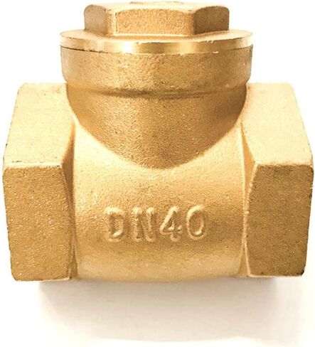 Brass Horizontal Check Valve - 1/2" to 4" Female Threaded Valve for Water Backflow Prevention(1In) in Kuwait