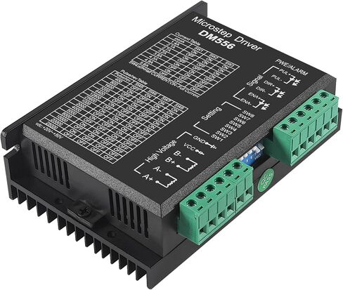 DM556 CNC Digital Stepper Driver - 2-Phase Stepper Motor Controller, 20-50V DC Max 5.6A, 128 Subdivision for Nema 23, 24 and Nema 34 Motors in Kuwait