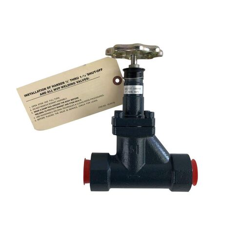 Hansen GSB101H, 1" Shut-Off Valve, Globe, T-Style, Bolted Bonnet, Socket Weld, Handwheel in Saudi Arabia