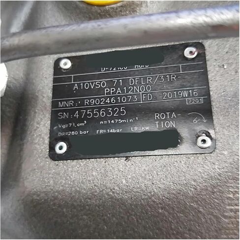 A10VSO71 مكبس هيدروليكي A10VSO71DFLR/31R-PPA12N00 مضخة مكبس محوري متغيرة A10VSO71DFLR مضخة زيت in Kuwait