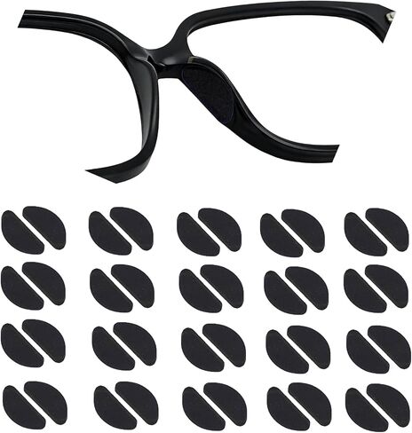 متوافقة مع وسادات الأنف Rayban Meta Wayfarer RW4006/4008 & Gen 2 RW4012(53 مم و50 مم)، وسادات جسر الأنف الإسفنجية الناعمة in Kuwait