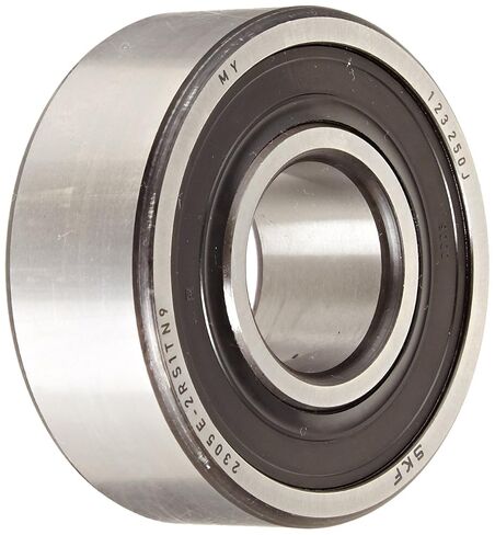 SKF 2305 E-2RS1TN9 محمل ذاتي المحاذاة بصف مزدوج، دقة ABEC 1، مزدوج الختم، قفص بلاستيكي، خلوص عادي، متري، تجويف 25 مم، 62 مم OD، عرض 24 مم in Kuwait
