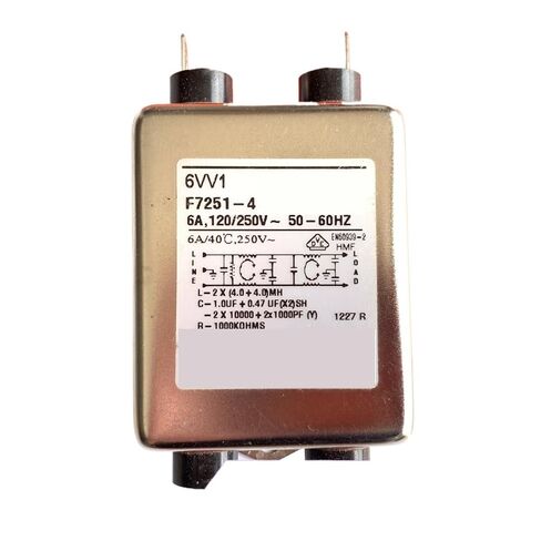 1 قطعة 6VV1 F7251-4 استيراد مكافحة التدخل الكهرومغناطيسي تصفية 6A بالجملة in Kuwait