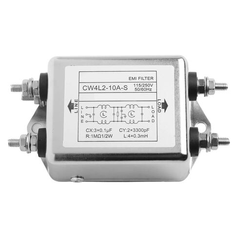 CW4L2-6A-S CW4L2-10A-S CW4L2-20A Series 220V AC Power Filter Rail Type Double-Stage Bolttype Power Filter Single-Phase(CW4L2-20A-S) in Kuwait
