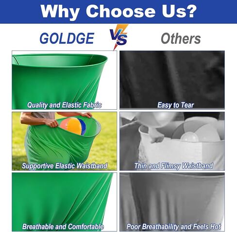 GOLDGE Granny Pants Yard Game for Family Reunion Backyard Lawn Game | with 2 Giant Pants, 10 Bouncy Balls, Big Pants Toss Game - Granny Pants Outdoor Game for Adults Party Field Carnival Game in Kuwait