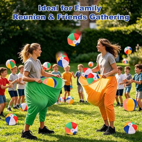 GOLDGE Granny Pants Yard Game for Family Reunion Backyard Lawn Game | with 2 Giant Pants, 10 Bouncy Balls, Big Pants Toss Game - Granny Pants Outdoor Game for Adults Party Field Carnival Game in Kuwait