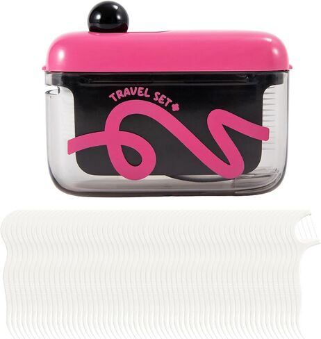 Travel Floss Picks with Case, 50 Count Dental Flosser with Pop-Up Dispenser, Refillable & Portable Dental Floss Holder for Daily On-The-Go Oral Care in Kuwait