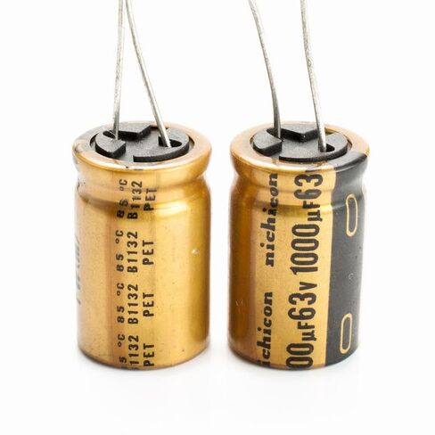 Luftschloss 2pcs Nichicon 63V 1000uf مكثف، الألومنيوم راديو المكثفات الكهربائية للتلفزيون، LCD، الراديو، الميكروويف، لعبة (16 × 26 مم) in Kuwait