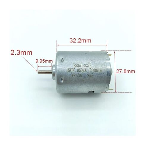 365 DC Electronic Starter 12V-18V 15V High Speed 11300rpm-17500rpm Ball Bearing Carbon Brush DIY in Kuwait