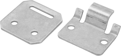 Keenso Seat Hinge Set, 2 Sets Stainless Steel Replacement Hinge Plate for DS 1979 Up Gas Electric, with Easy Installation, Fits OE 1011652 1012412 in Kuwait