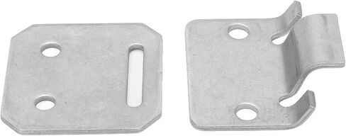 Keenso Seat Hinge Set, 2 Sets Stainless Steel Replacement Hinge Plate for DS 1979 Up Gas Electric, with Easy Installation, Fits OE 1011652 1012412 in Kuwait