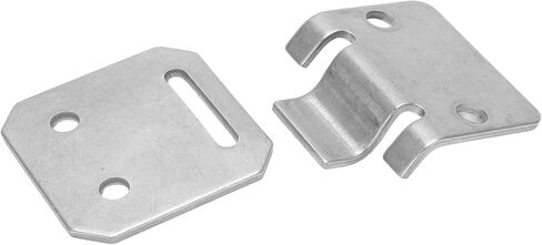 Keenso Seat Hinge Set, 2 Sets Stainless Steel Replacement Hinge Plate for DS 1979 Up Gas Electric, with Easy Installation, Fits OE 1011652 1012412 in Kuwait