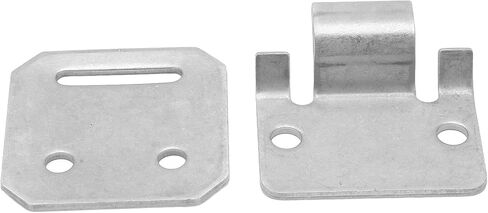 Keenso Seat Hinge Set, 2 Sets Stainless Steel Replacement Hinge Plate for DS 1979 Up Gas Electric, with Easy Installation, Fits OE 1011652 1012412 in Kuwait
