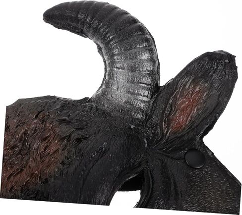 Homoyoyo Bull Mask زي نصف وجه لقناع الحيوانات من البولي يوريثان للحفلات التنكرية والأحداث التنكرية، تصميم جذاب للارتداء ومغامرات الملهى الليلي in Kuwait