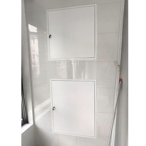 باب وصول من الألومنيوم عالي التحمل مقاس 28 × 30 بوصة مع قفل مفتاح، ولوحة حائط متينة لسقف الحوائط الجافة، وفتحة معدات آمنة للوصول إلى السباكة والكهرباء (18 × 24 بوصة / 45.7 × 61 سم) in Kuwait