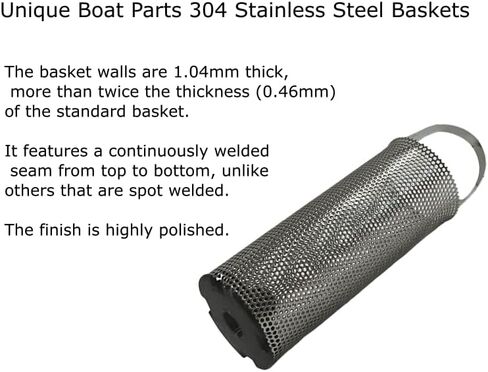 Raw Water Strainer Basket, for Perko 0493 Series in Kuwait