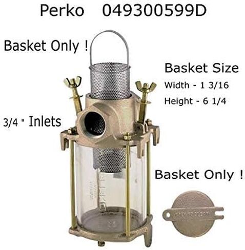 Raw Water Strainer Basket, for Perko 0493 Series in Kuwait